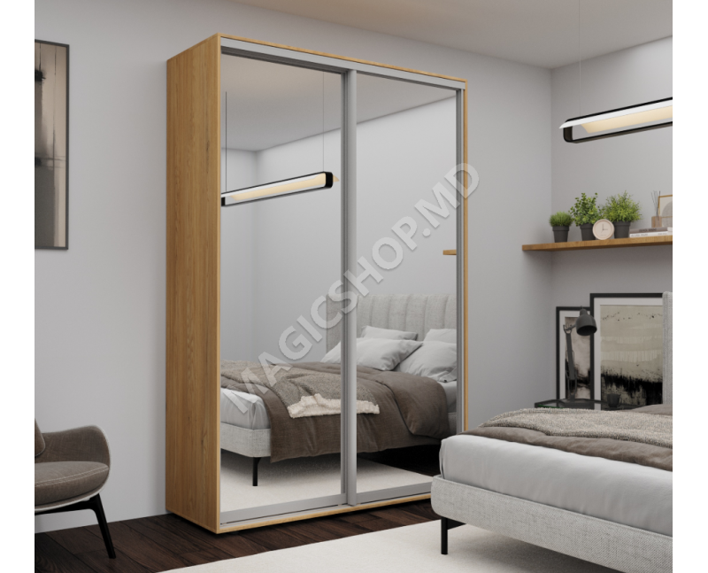 Dulap cu uși glisante Oglinda 160x60x220 cm