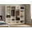 Dulap cu balamale Urban 240x52x220 cm, Alb
