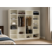 Dulap cu balamale Urban 240x52x220 cm, Alb