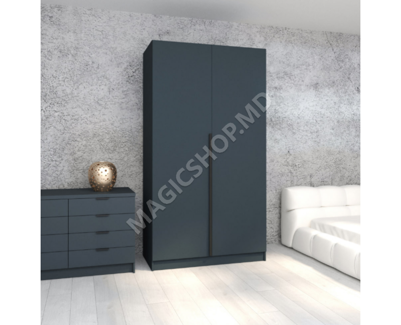 Dulap cu balamale Urban 120x52x220 cm, Antracit