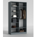 Dulap cu balamale Urban 120x52x220 cm, Antracit