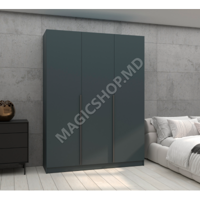 Dulap cu balamale Urban 180x52x220 cm, Antracit