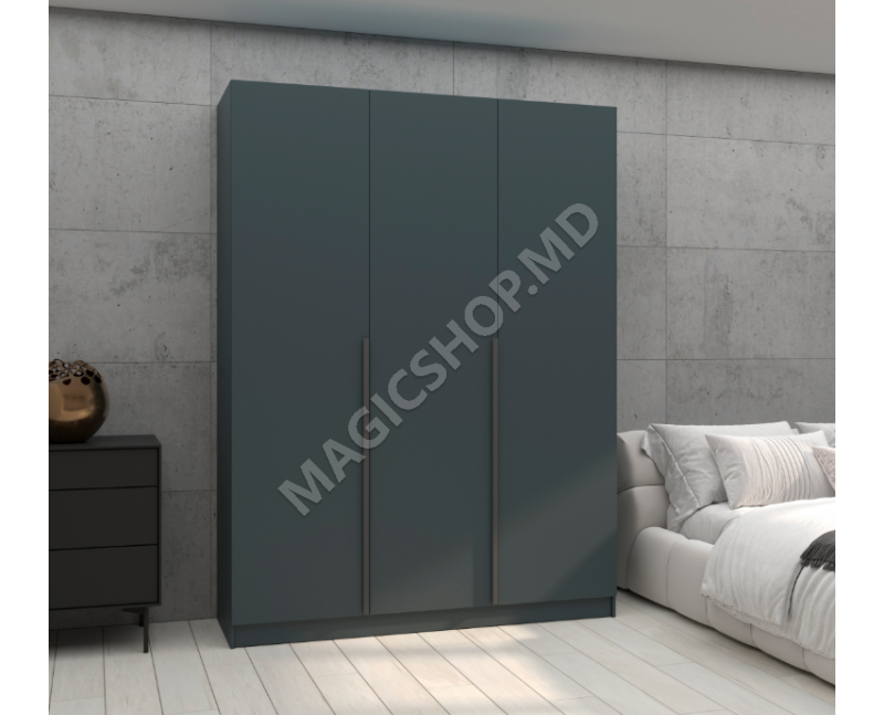 Dulap cu balamale Urban 180x52x220 cm, Antracit