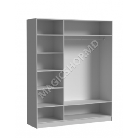 Распашной шкаф Nex Home, модель Urban, 180x52,4x220 см, белый