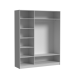 Dulap cu balamale Nex Home, Urban 180x52,4x220 cm, Alb