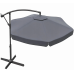 Umbrela de gradina XXL pe stalp, 350 cm, Antracit