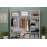 Dulap cu uși glisante Nex Home 220x60x240 cm alb, sonoma