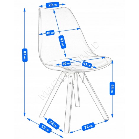 Стул для кухни/гостиной Jumi Saida