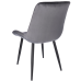 Scaun de bucatarie/living Jumi VIVA, catifea Gri