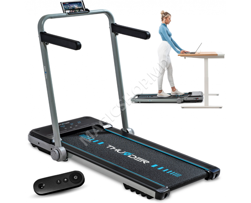 Banda de alergare electrica THUNDER IMPACT-SILVER