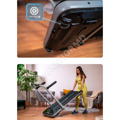 Banda de alergare electrica THUNDER IMPACT-SILVER