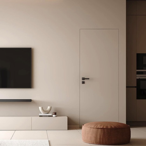 Usa interior ascunsa Invisible SLIM Cant Aluminiu Crom