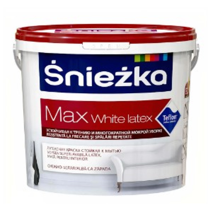 Emulsie interioara alba SNIEZKA MAX White Latex 5L