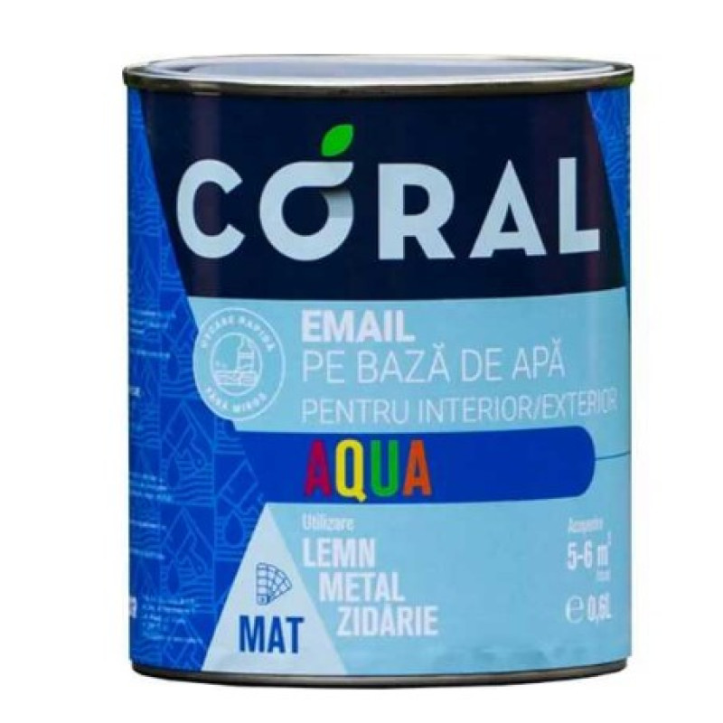 Email pe baza de apa Safir albastru 2.5L, Aqua Mat Coral