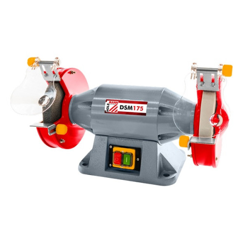 Mașină de ascuțit dublă DSM175 - 230V Holzmann. 520 W. 2950 rpm 175 mm. 17 kg.