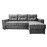 Canapea Extensibilă Capry Dark-Grey