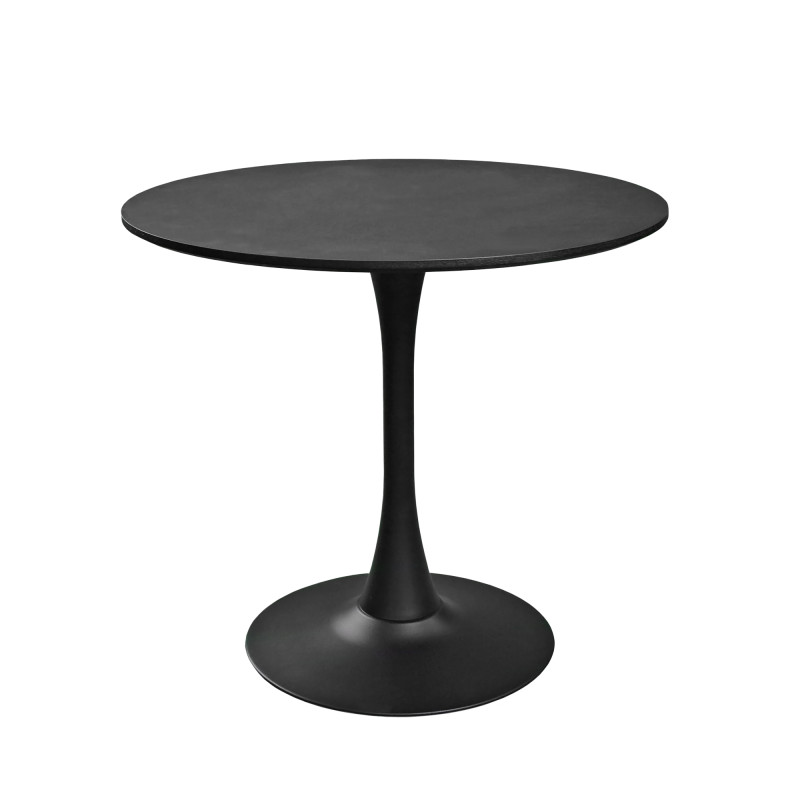 Masă HOLLY DT-1856 Ø80 Black