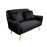 Canapea DP GLORIOSA 2 negru