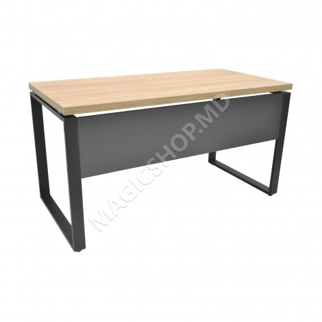 Стол письменный B-140 (140×68) Белый/Sonoma/Черный