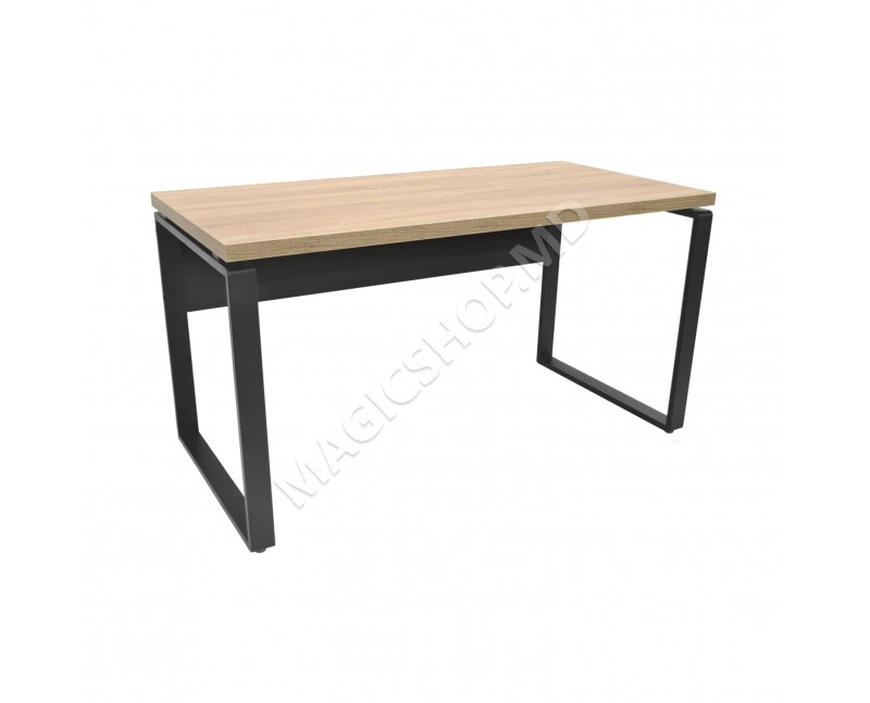 Стол письменный B-140 (140×68) Белый/Sonoma/Черный