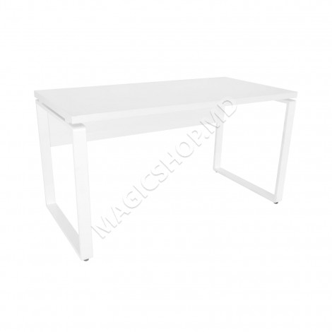 Стол письменный B-140 (140×68) Белый/Sonoma/Черный