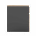 Masa Birou Box Incorporat 1200x600 Sonoma/Black