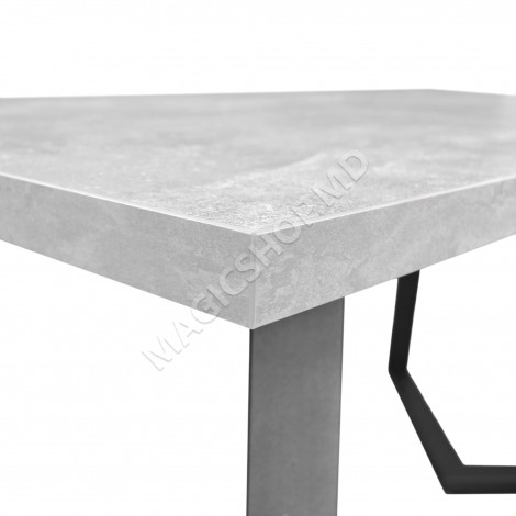 Стол FRIDA Sonoma + Black Legs 150×80