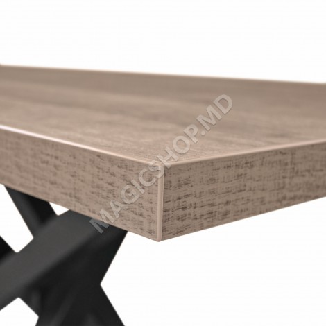 Стол Dakota из черного мрамора 180×90