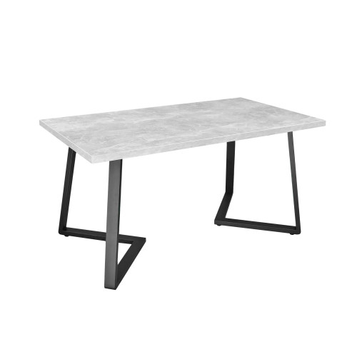 Masă FRIDA Beton+Black Legs 135×75