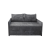 Canapea Extensibila Orion 1400 Velvet Grey
