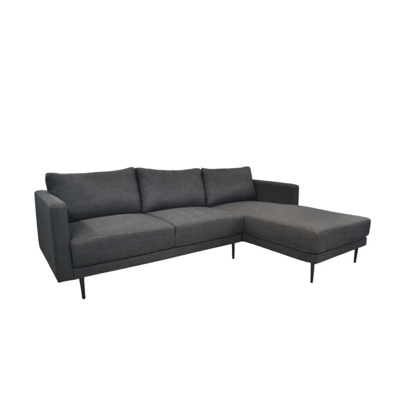 Canapea de colț Era Stânga / Dreapta Dark-Grey