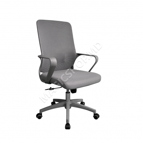 Офисное кресло F-20141 A Grey+White Frame