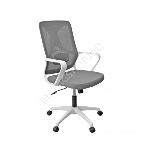 Офисное кресло F-20141 A Grey+White Frame