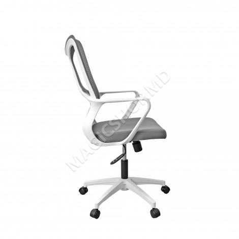 Офисное кресло F-20141 A Grey+White Frame
