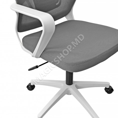 Офисное кресло F-20141 A Grey+White Frame