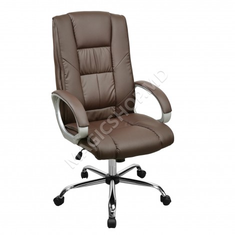 Офисное кресло BX-1130, чёрное; коричневое