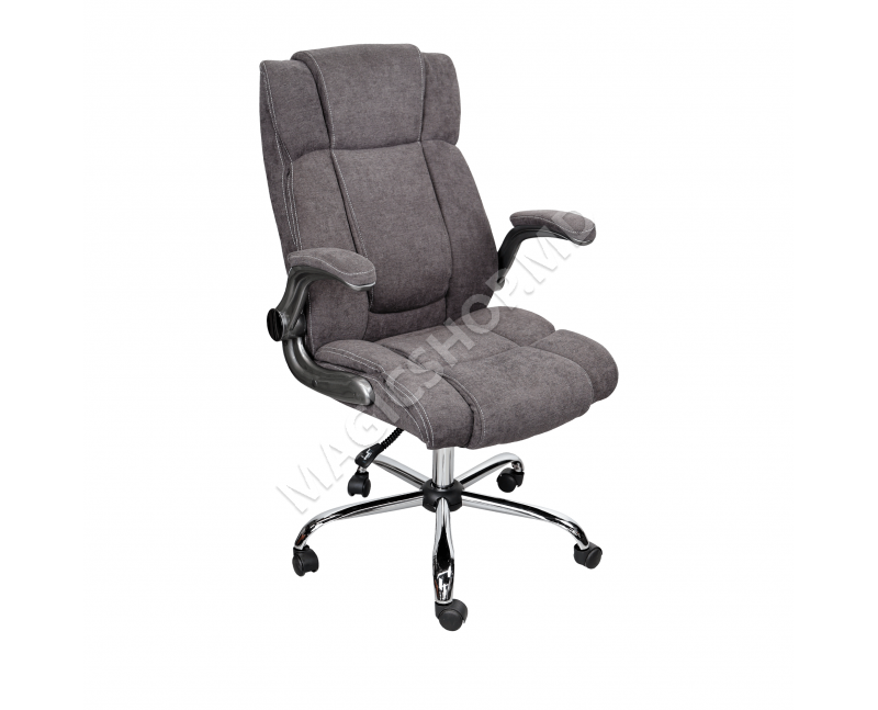 Офисное кресло BX-3702, коричневое/тканевое