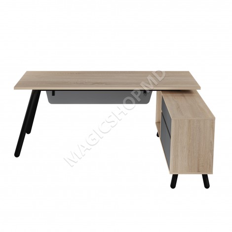Офисный стол FUSION со встроенным ящиком