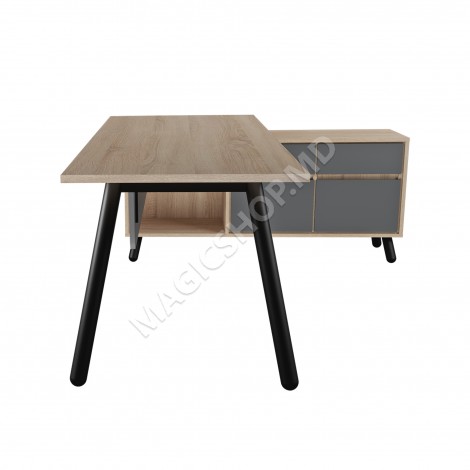 Офисный стол FUSION со встроенным ящиком