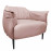 Fotoliu King Black / Pink