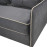 Canapea Latio Dark Grey Extensibilă