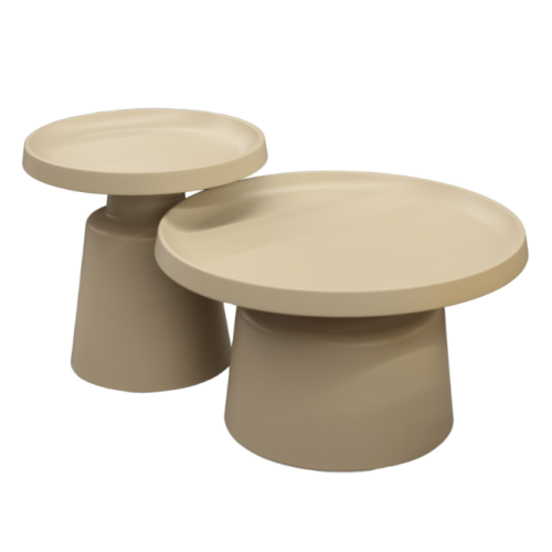 Set Masa Cafea Barber Beige