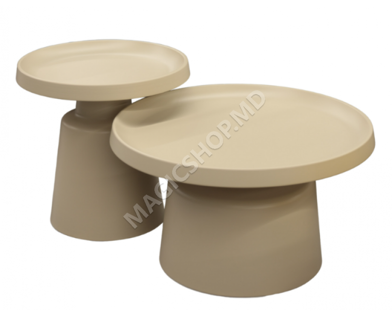 Set Masa Cafea Barber Beige