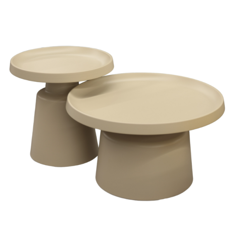 Set Masa Cafea Barber Beige