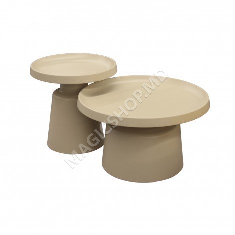 Set Masa Cafea Barber Beige