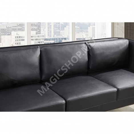 Canapea Salvador-3 Black, Camel