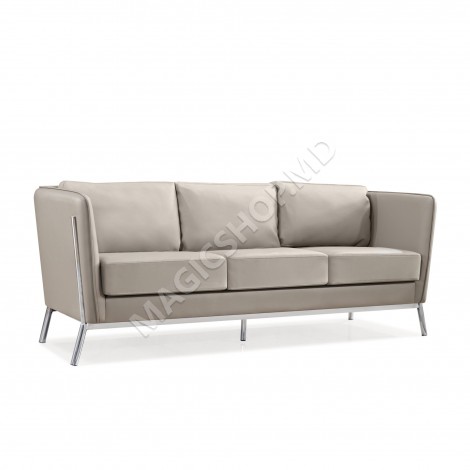 Canapea Salvador-3 Black, Camel