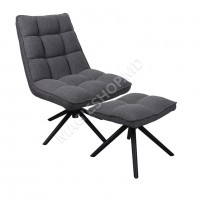 Вращающееся кресло + табурет Spello