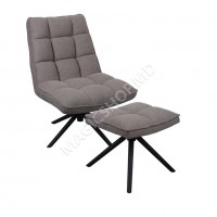 Вращающееся кресло + табурет Spello