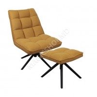 Вращающееся кресло + табурет Spello